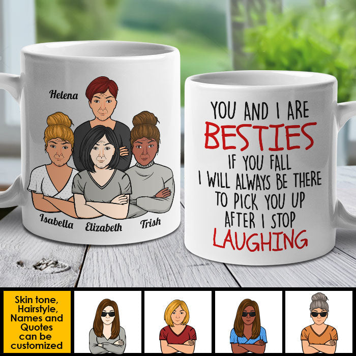 You And I Are Besties - Personalized Mug