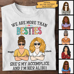 We're More Than Besties - Personalized Unisex T-Shirt, Hoodie