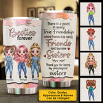 Because Of You, I Smile A Lot More - Personalized Tumbler