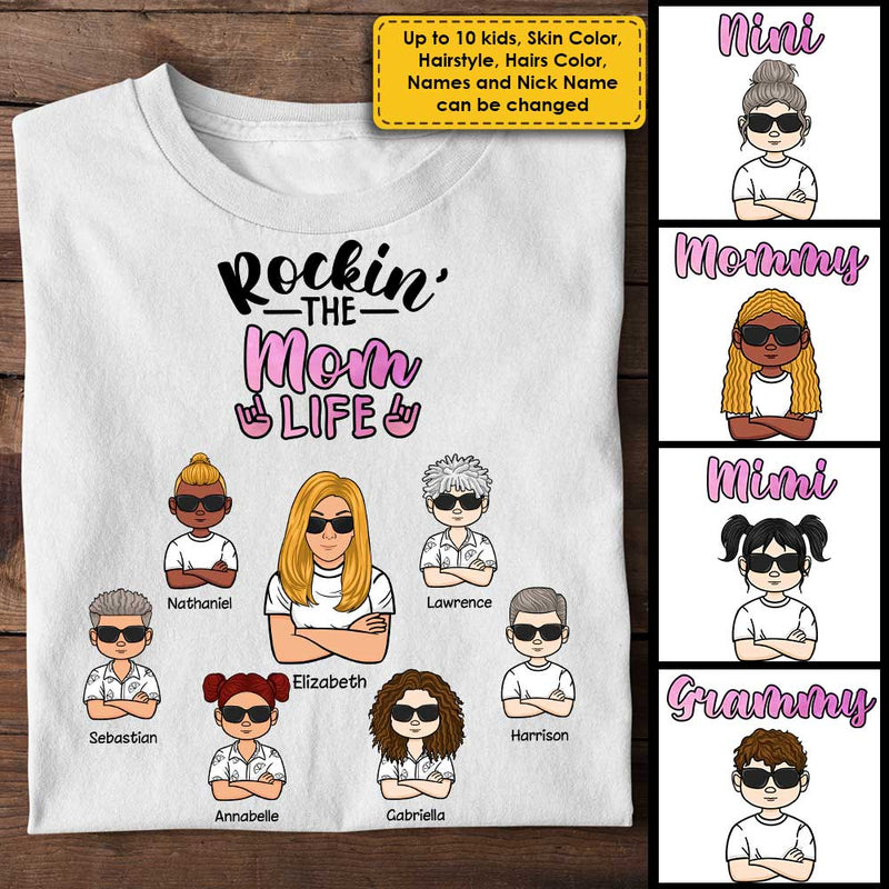Just Rockin' The Life - Personalized Unisex T-Shirt