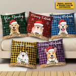 Meowy Catmas - Merry Woofmas - Personalized Pillow