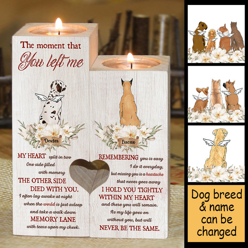 Remembering You Is Easy - But Missing You Is A Heartache - Personalized Candle Holder
