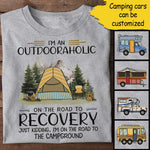 I'm An Outdooraholic - Personalized Unisex T-Shirt