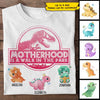 Motherhood Is A Walk In The Park - Personalized T-Shirt