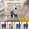 The Day I Met You - Gift For Couples, Personalized Pillow (Insert Included)
