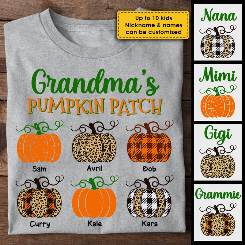 Fall Pumpkin Patch - Personalized Unisex T-Shirt
