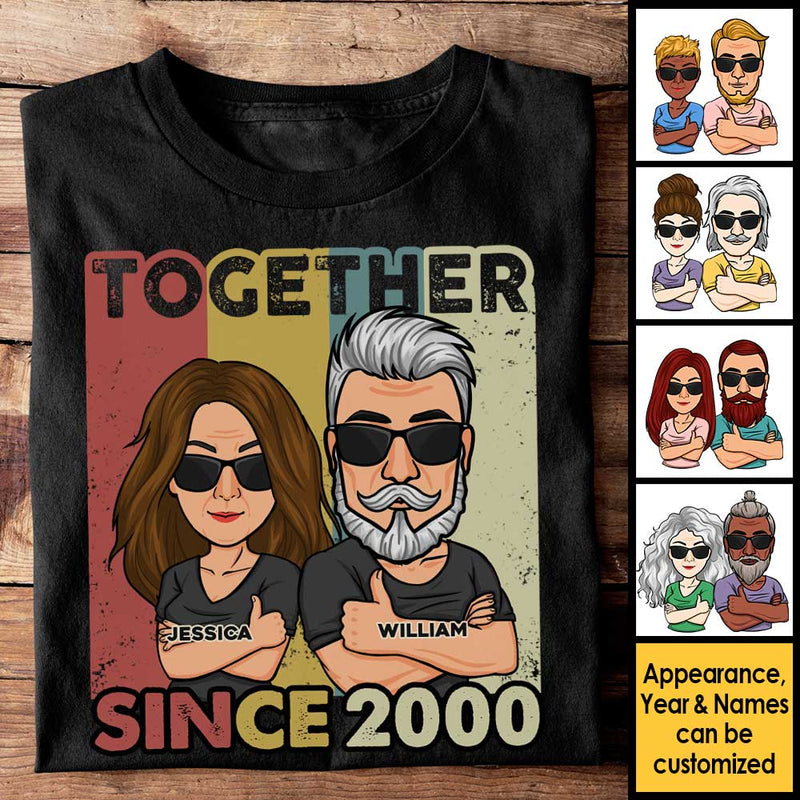 We Have Been Together For Years - Personalized Unisex T-Shirt, Hoodie, Sweatshirt - Gift For Couple, Husband Wife, Anniversary, Engagement, Wedding, Marriage Gift