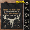 To The World's Best Bucking Dad - Gift For Dad - Personalized Unisex T-Shirt