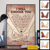 Still I Will Choose You Every Single Day - Gift For Couples, Personalized Vertical Poster