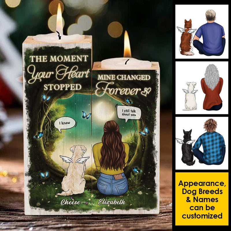 Your Loss Made Me Hurt - Personalized Candle Holder - Memorial Gift, Sympathy Gift