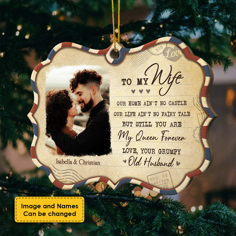 What Will Matter Is That I Had You And You Had Me - Upload Image, Gift For Couples - Personalized Custom Benelux Shaped Wood Christmas Ornament