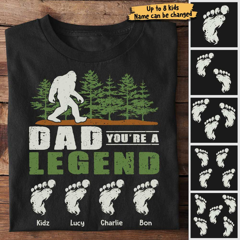 Dad You Are A Legend - Gift For Dad, Personalized Unisex T-Shirt