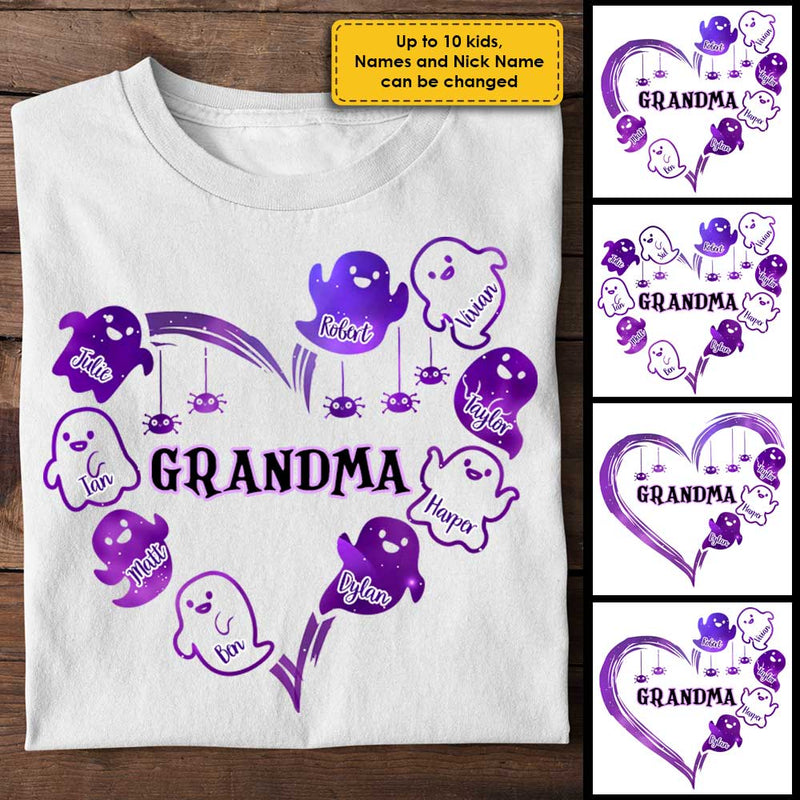 Grandma Boo Halloween - Personalized Unisex T-Shirt