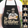 The Grillfather - Gift For Dad - Personalized Apron