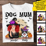 Custom Name Halloween Dog Mum Gifts - Personalized Apparel