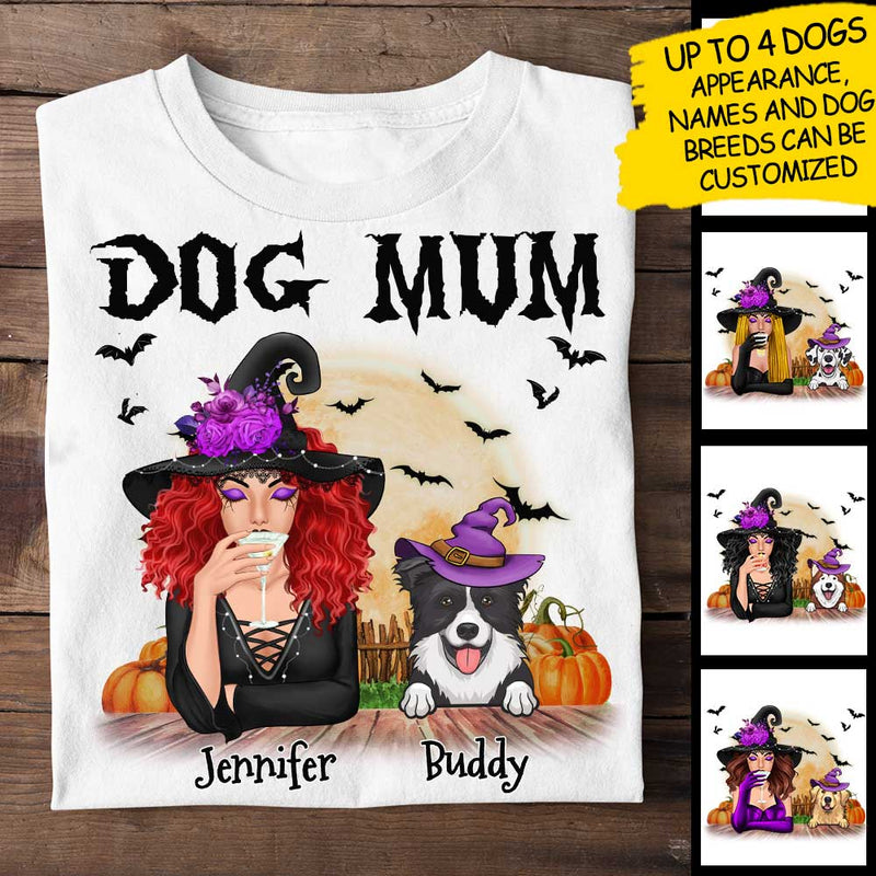 Celebrate Halloween With Your Dogs - Gift For Dog Lovers - Personalized Unisex T-Shirt