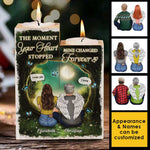Your Loss Made Me Breathless - Personalized Candle Holder - Memorial Gift, Sympathy Gift