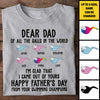 Happy Father's Day From Your Swimming Champions - Gift For Dads - Personalized Unisex T-Shirt