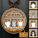 Custom Name Cat Lover Gifts - Personalized Wood Sign