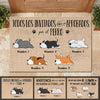 Todos los invitados deben ser aprobados por el perro Spanish - Funny Personalized Dog Decorative Mat