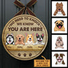No Need To Knock - Funny Personalized Dog Door Sign