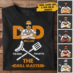 The Grill Master - Gift for Dads - Personalized Unisex T-Shirt