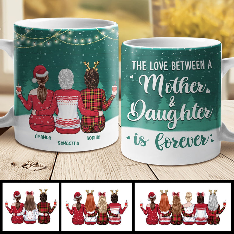 The Love Between Mother And Daughter Knows No Distance - Personalized Mug