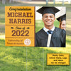 Graduation Class Of 2022 - Upload Image, Personalized Yard Sign
