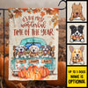 Halloween For Dogs - It’s The Most Wonderful Time Of The Year - Personalized Funny Dog Flag, Halloween Ideas.