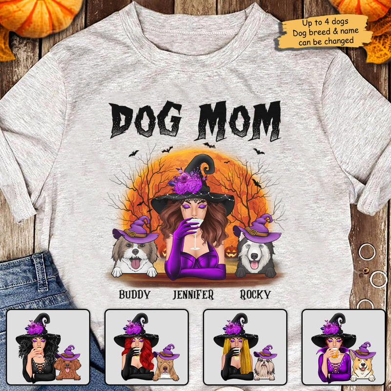 Halloween Dog Mom - Gift For Dog Lovers, Personalized Unisex T-Shirt
