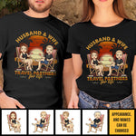 Husband & Wife, Travel Partners For Life - Personalized Unisex T-Shirt, Hoodie, Sweatshirt - Gift For Couple, Husband, Wife