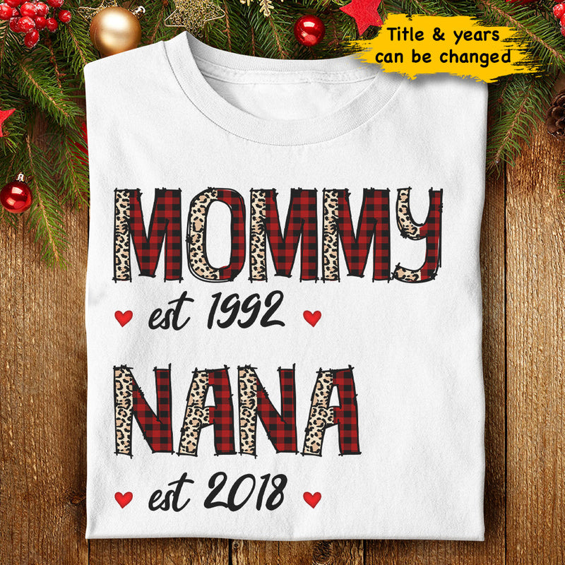 Mommy Grandma - Personalized Unisex T-shirt, Hoodie, Sweatshirt