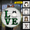 Love Cat - Funny Personalized Cat Door Sign