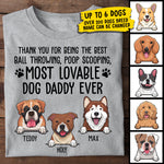 Custom Dog Name Gifts for Dog Dads - Personalized Apparel
