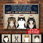 Custom Name Funny Cat Gifts for Cat Lovers - Personalized Metal Sign