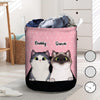 Life Is Better With Adorable Cats - Personalized Laundry Basket