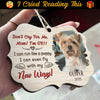 Don't Cry For Me - Upload Pet Photo - Personalized Custom Benelux Shaped Wood Christmas Ornament