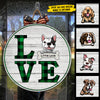 Love Dogs - Funny Personalized Dog Door Sign