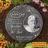 The Golden Gate Stood Open - Personalized Memorial Stone, Human Grave Marker - Upload Image, Memorial Gift, Sympathy Gift