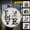 Love Dogs - Funny Personalized Dog Door Sign
