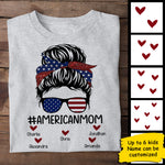 American Mom - Gift For 4th Of July - Personalized Unisex T-Shirt