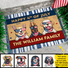 Happy American Independence Day - 4th Of July - Funny Personalized Pet Decorative Mat (Cat & Dog)