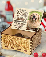 I Can Run With My New Wings - Personalized Music Box - Upload Image, Gift For Pet Lovers