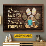 Sometimes A Very Special Dog Enters Our Lives - Personalized Horizontal Poster - Gift For Pet Lovers