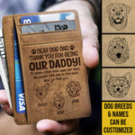 I'd Bite Him In The Nuts - Personalized Card Wallet - Gift For Dad, Gift For Father's Day