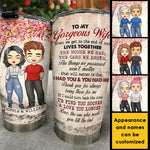 Custom Name Romantic Gifts for Wife - Personalized Tumbler
