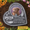 Your Spirit Lives With Me, Forever In My Heart - Personalized Memorial Stone, Pet Grave Marker - Upload Image, Memorial Gift, Sympathy Gift