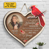 You Left Me Beautiful Memories - Upload Image, Personalized Shaped Wood Sign