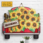 Grandma Gift Ideas, Sunflower Gifts For Women, Grandma Birthday Gifts, Mothers Day Gifts, Nana Gifts, Gifts For Grandmom, Sunflower Room Decor, House Warming Gifts Personalized Door Sign