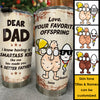 Your Favorite Offspring - Personalized Tumbler - Gift For Dad